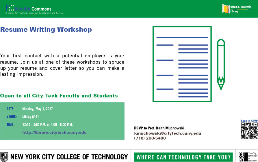 Resume Writing Workshop 1